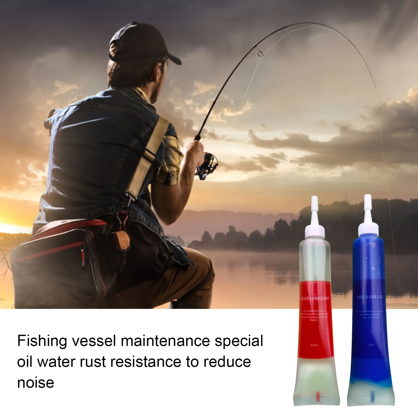 Reel Lubricant - 4pcs Kit Perawatan Roda Pancing, Pelumas