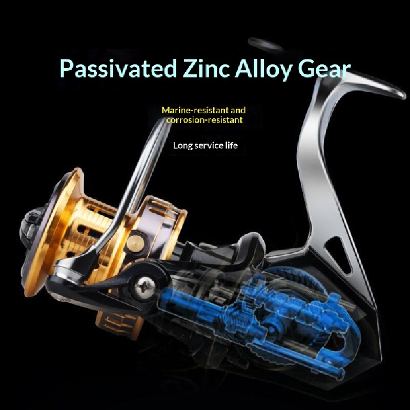 Reel Pancing Hasida Full Metal - Surf Reel ulasan dan harga