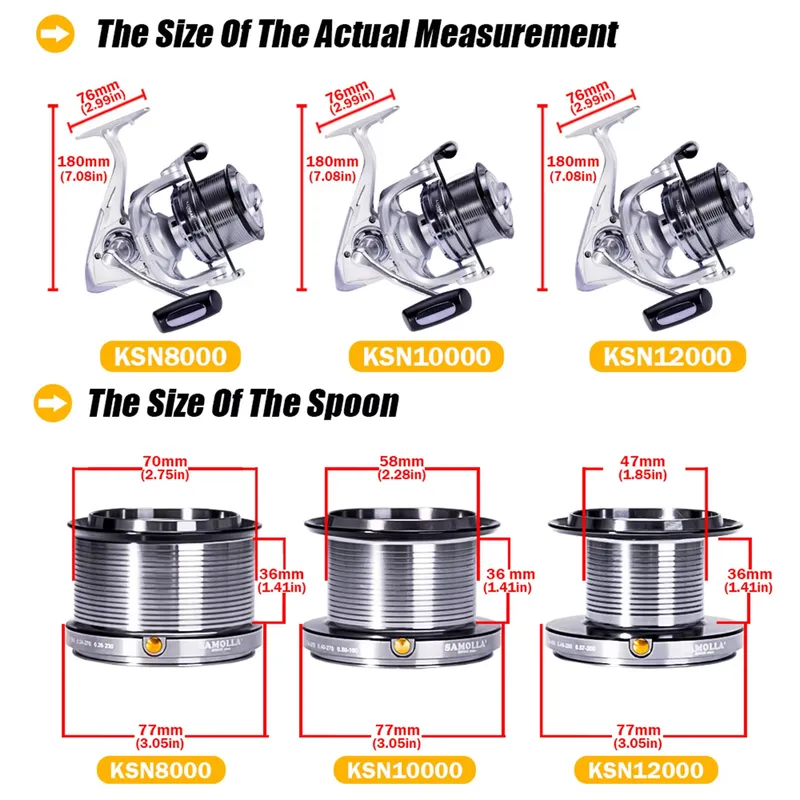 Reel Pancing Putar Kecepatan T - Surf Reel ulasan dan harga